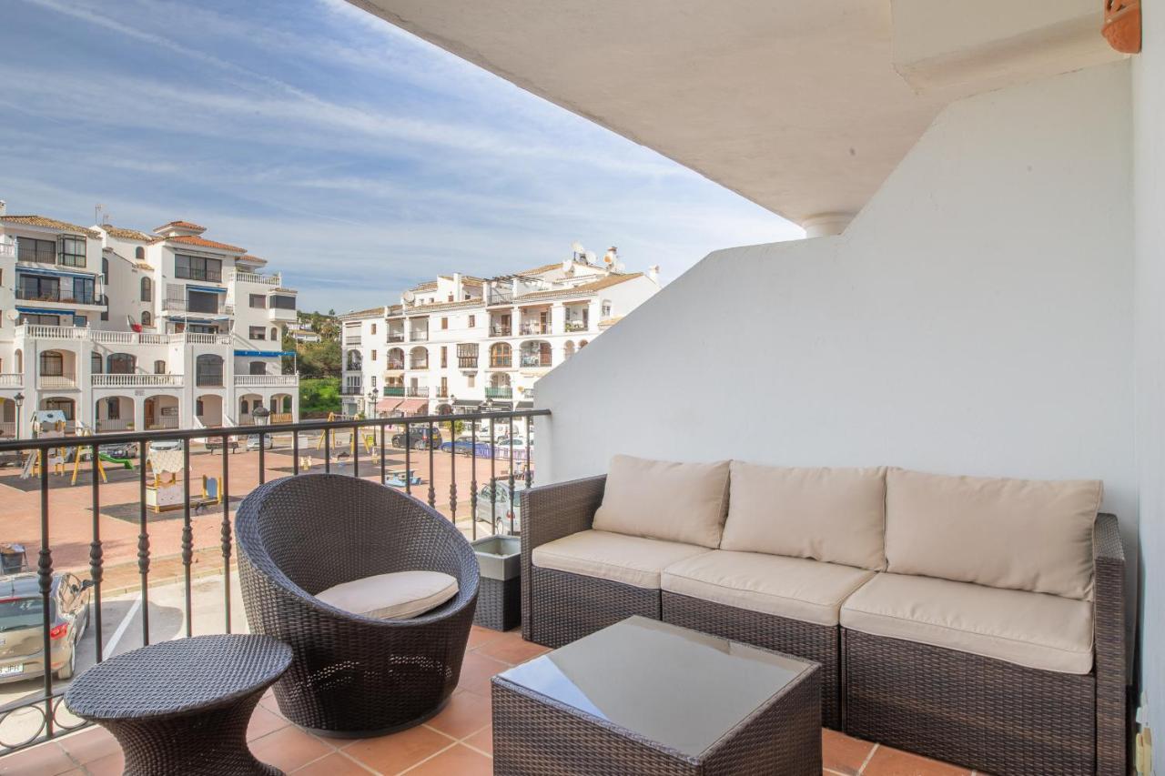 2261-Superb Apt On The Beach, On Duquesa Harbour 마닐바 외부 사진