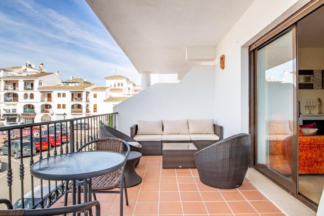 2261-Superb Apt On The Beach, On Duquesa Harbour 마닐바 외부 사진